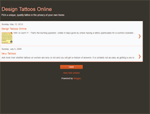 Tablet Screenshot of design-tattoos-online.blogspot.com