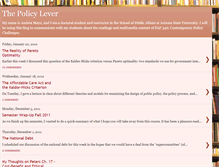 Tablet Screenshot of policylever.blogspot.com