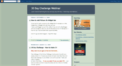 Desktop Screenshot of 30daychallengewebinar.blogspot.com