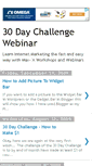 Mobile Screenshot of 30daychallengewebinar.blogspot.com