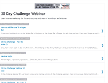 Tablet Screenshot of 30daychallengewebinar.blogspot.com