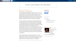 Desktop Screenshot of loveletterstomoney.blogspot.com