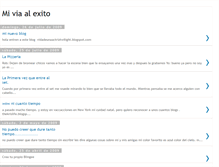 Tablet Screenshot of miviaalexito.blogspot.com