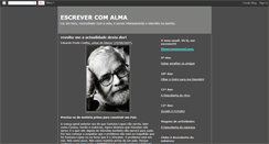 Desktop Screenshot of escrever-com-alma.blogspot.com