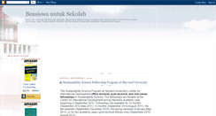 Desktop Screenshot of beasiswauntuksekolah.blogspot.com