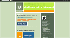 Desktop Screenshot of deadleavesanddirtyground.blogspot.com