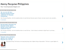 Tablet Screenshot of mymannypacquiao.blogspot.com