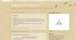 Desktop Screenshot of espacodebelezza.blogspot.com