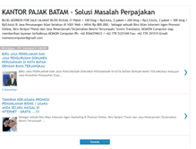 Tablet Screenshot of kantorpajakbatam.blogspot.com