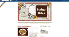 Desktop Screenshot of budget-bites.blogspot.com