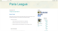 Desktop Screenshot of parialeague.blogspot.com
