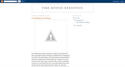 Desktop Screenshot of firebonniebernstein.blogspot.com
