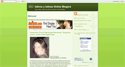 Desktop Screenshot of latinosylatinasonlineblogera.blogspot.com