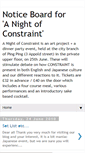 Mobile Screenshot of nightofconstraint.blogspot.com