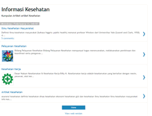 Tablet Screenshot of gudang-artikel-kesehatan.blogspot.com
