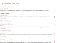 Tablet Screenshot of lestravaux2caro.blogspot.com