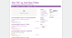 Desktop Screenshot of hoctienganhquavideo.blogspot.com