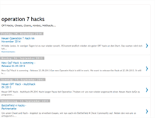 Tablet Screenshot of operation7hacks.blogspot.com