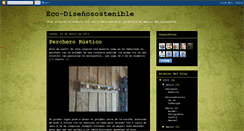 Desktop Screenshot of ecodesignsostenible.blogspot.com