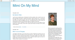 Desktop Screenshot of mimionmymind.blogspot.com