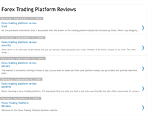 Tablet Screenshot of forex-trading-platform-reviews.blogspot.com