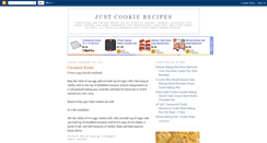 Desktop Screenshot of justcookierecipes.blogspot.com