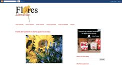 Desktop Screenshot of floresliterarias.blogspot.com