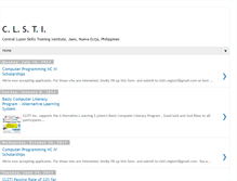 Tablet Screenshot of clsti.blogspot.com