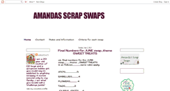 Desktop Screenshot of amandasscrapswaps.blogspot.com