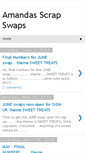 Mobile Screenshot of amandasscrapswaps.blogspot.com