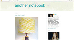 Desktop Screenshot of anothernotebook.blogspot.com