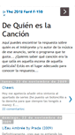 Mobile Screenshot of dequieneslacancion.blogspot.com