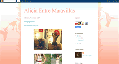 Desktop Screenshot of aliciaentremaravillas.blogspot.com