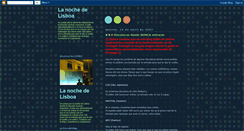 Desktop Screenshot of lanochedelisboa.blogspot.com