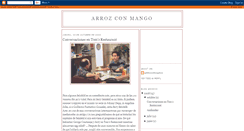 Desktop Screenshot of miarrozconmango.blogspot.com