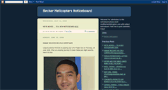 Desktop Screenshot of beckerhelicoptersnoticeboard.blogspot.com