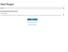 Tablet Screenshot of dayzkeygen1.blogspot.com