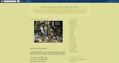 Desktop Screenshot of childerspoetry.blogspot.com