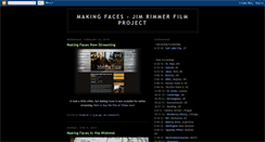 Desktop Screenshot of makingfacesfilm.blogspot.com
