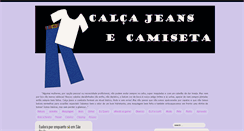 Desktop Screenshot of calcajeansecamiseta.blogspot.com