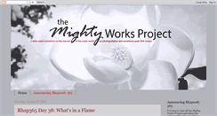 Desktop Screenshot of mightyworksproject.blogspot.com