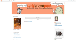 Desktop Screenshot of curlybrownpunk.blogspot.com