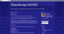 Desktop Screenshot of dianescrapsandsaves.blogspot.com