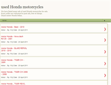 Tablet Screenshot of motorhondabekas.blogspot.com