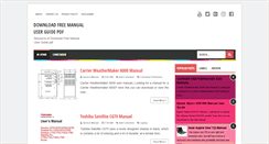 Desktop Screenshot of downloadmanualuserguide.blogspot.com