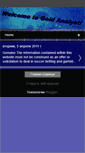 Mobile Screenshot of gold-analyst.blogspot.com