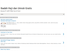 Tablet Screenshot of haji-dan-umrah-gratis.blogspot.com