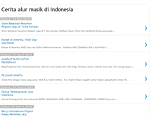 Tablet Screenshot of ceritaalurmusikdiindonesia.blogspot.com