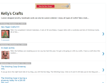 Tablet Screenshot of kellyscrafts-kellyscrafts.blogspot.com