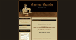 Desktop Screenshot of cantinabeatrice.blogspot.com